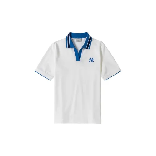 MLB New York Yankees Polo Shirts Women's Ivory