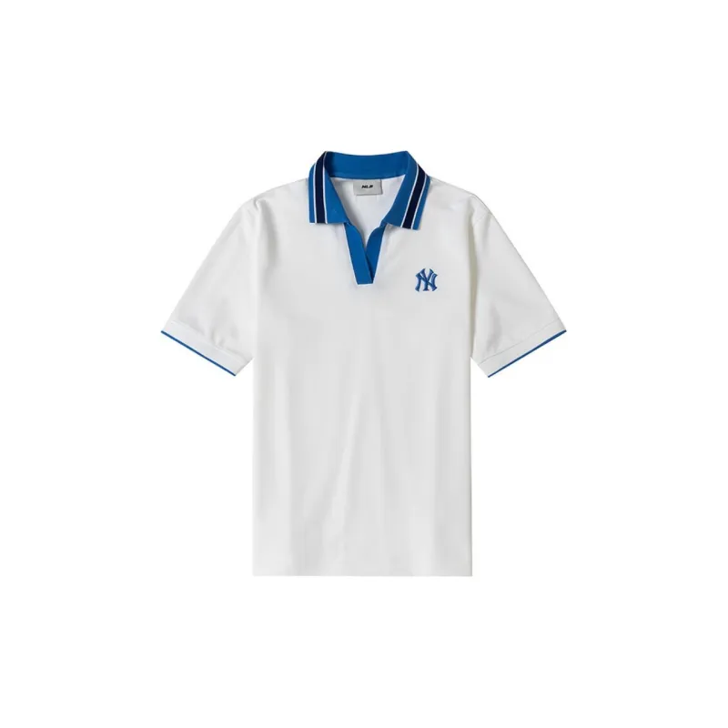MLB New York Yankees Polo Shirts Women's Ivory-0