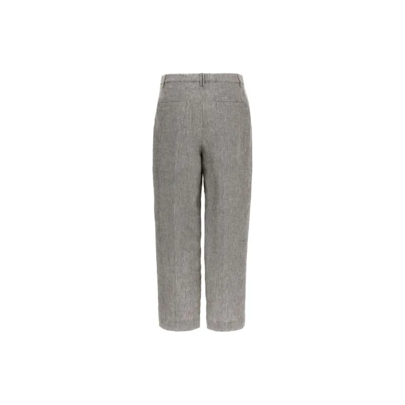 Brunello Cucinelli Pleated Twill Pants-1