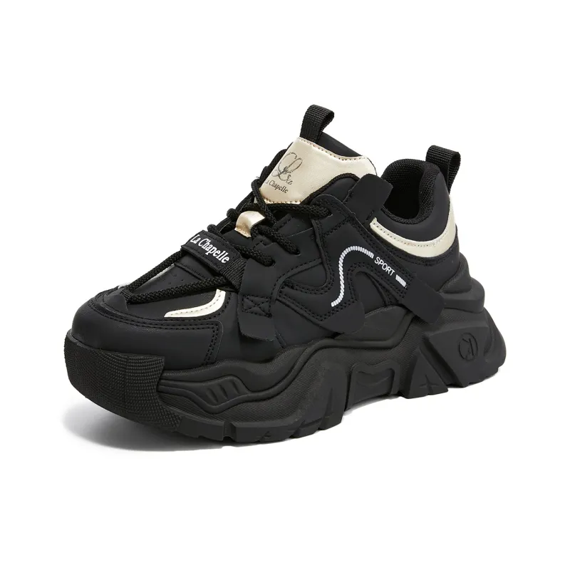 La Chapelle Wear-Resistant Low-Top Chunky Sneakers Women's-7