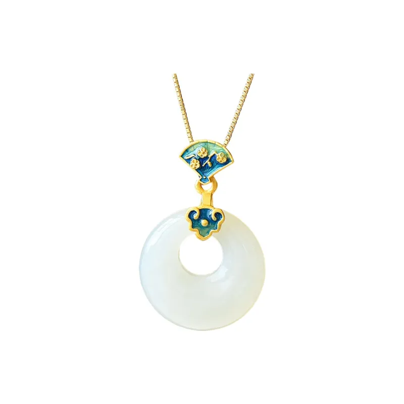 Jade Ink Love New Chinese Classic Fashion White Jade Unisex-0