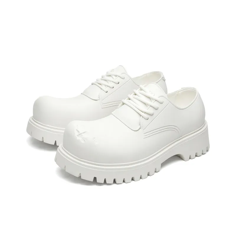 KUNGFUDEER Distressed Aesthetics Anti Slip And Wear Resistant Height Increasing Low Top Casual Shoes Unisex-12