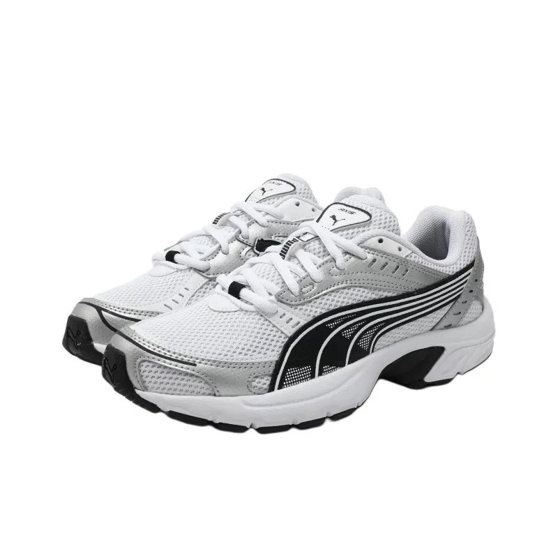 PUMA Axis Anti Slip Wear Resistant Low Top Casual Running Shoes Unisex White-1