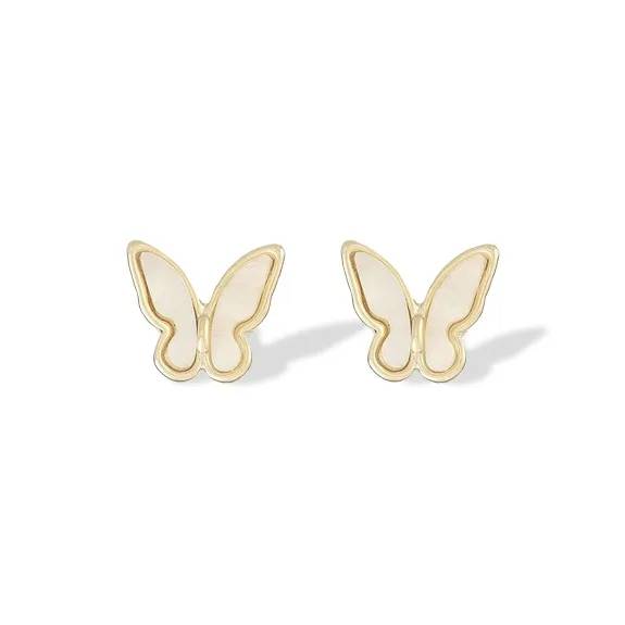 UX S925 Silver Stud Stud Earrings Women's-0