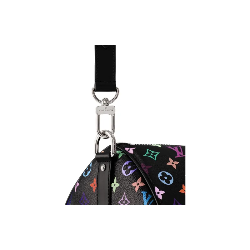 LOUIS VUITTON X Takashi Murakami Keepall Bandouliere 50 Black Multicolored + An Exclusive Offer With Apple Pay!-4