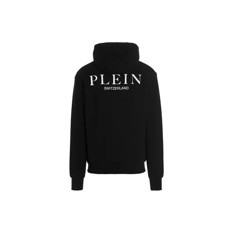 PHILIPP PLEIN Teddy Print Cotton Hoodie-1