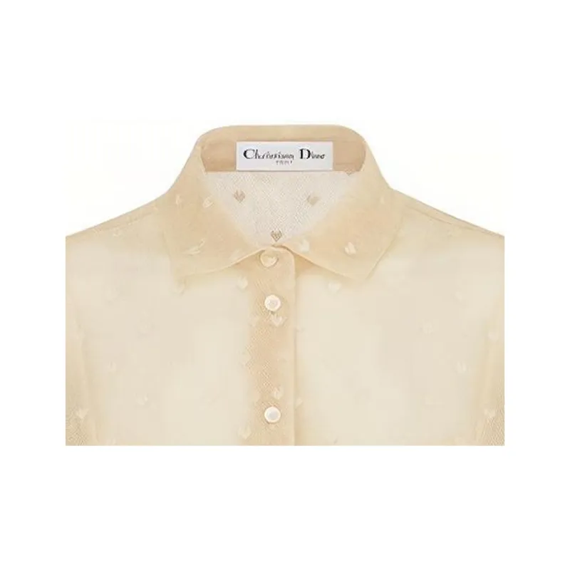 DIOR Quarterly New Products Shirts Women's Ecru-2