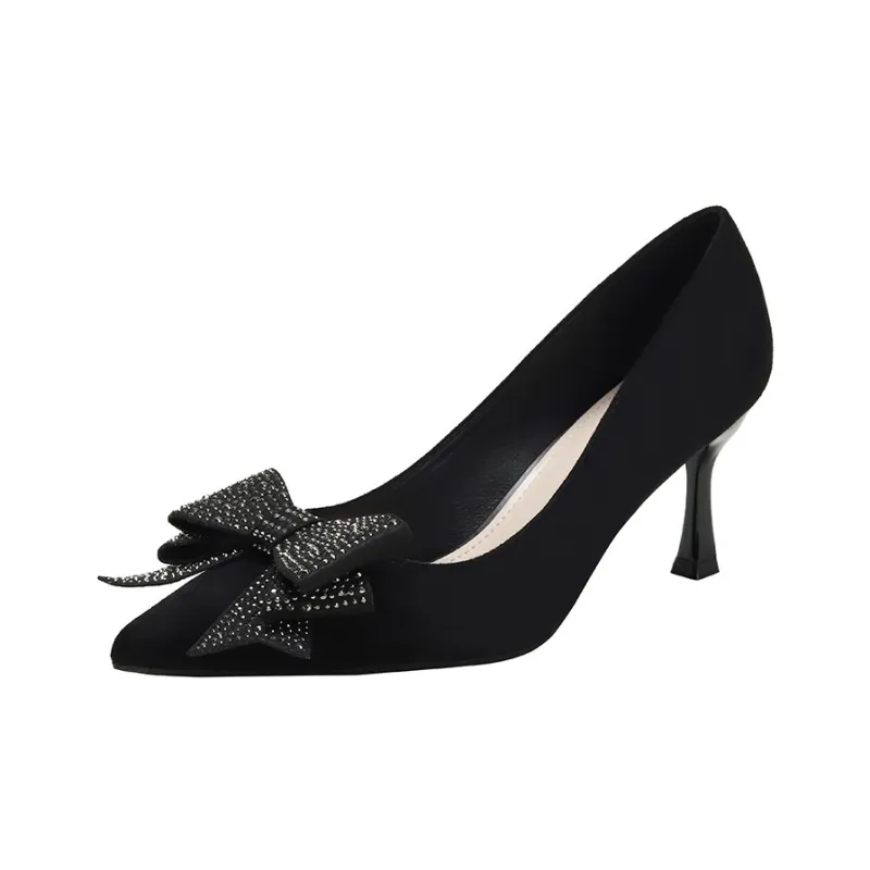 KATHRYN WILSON Slim Heel High Heels Women's Black-0