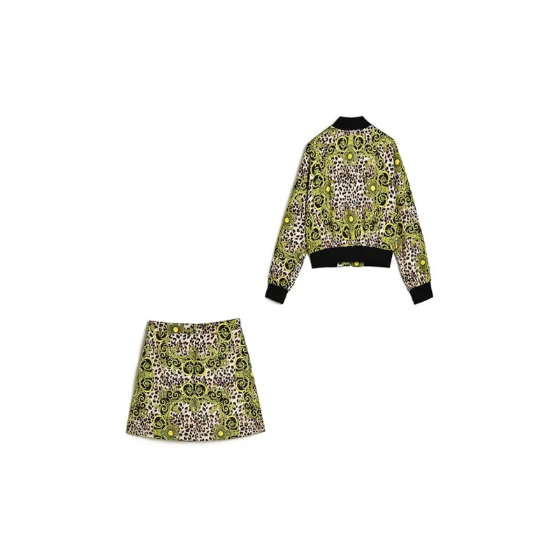 Mapping Skirt Set Women's Image Color-1