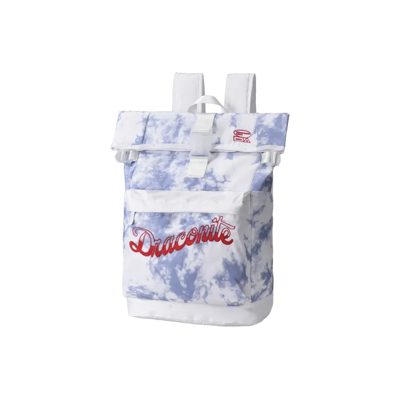 DRACONITE Polyester Students Backpack Regular Unisex White-1