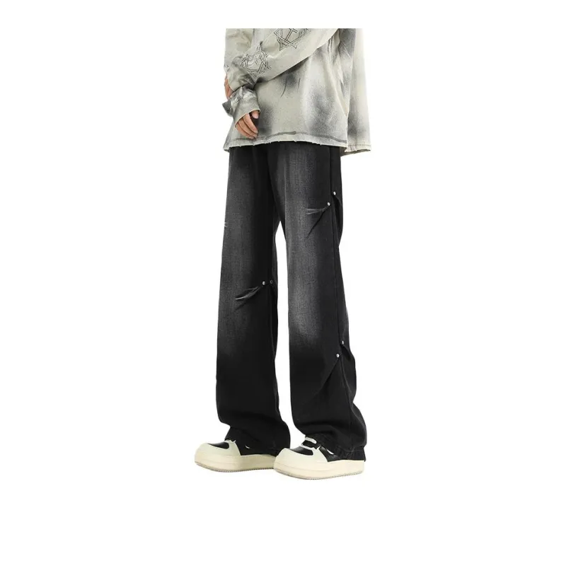 PAINT STAIN Jeans Unisex Dark Purple-372