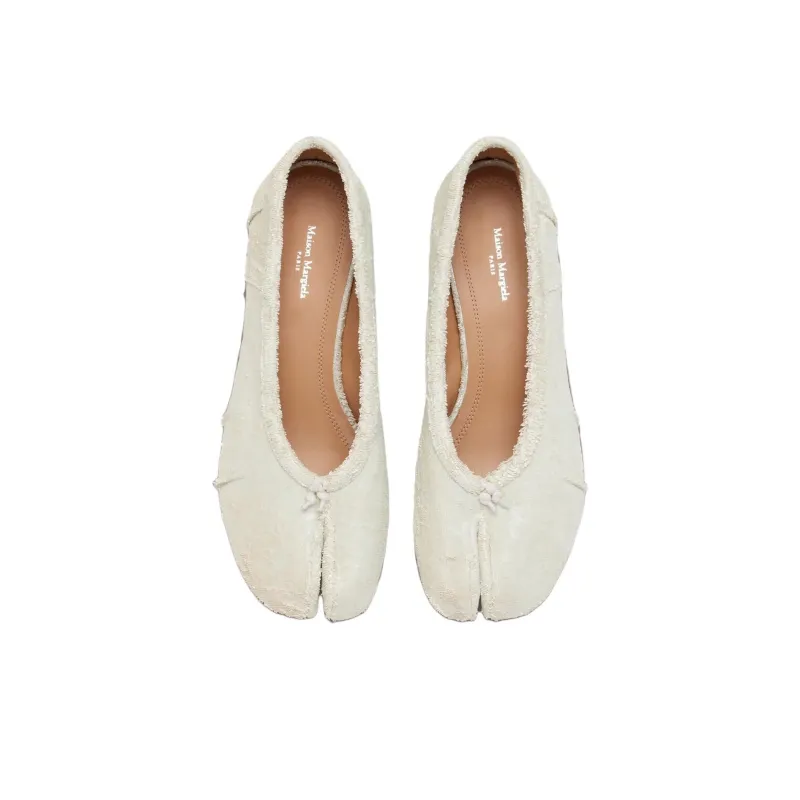 Maison Margiela Tabi Chunky Heel High Heels 3cm Women's White-3