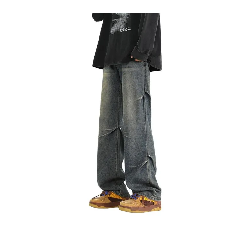 PAINT STAIN Jeans Unisex Dark Purple-158
