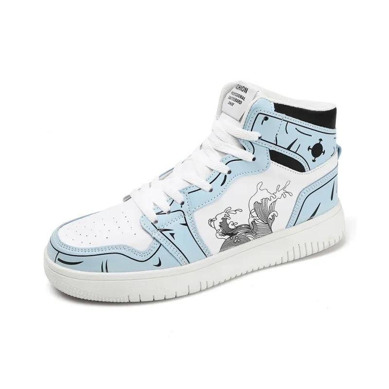 BIANSULONG Thermal Slip Resistant And Abrasion Resistant High Top Skateboard Shoes Men's-11