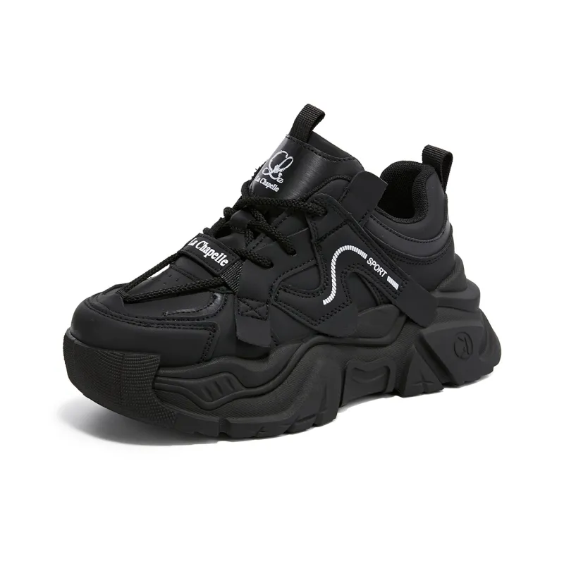 La Chapelle Wear-Resistant Low-Top Chunky Sneakers Women's-1