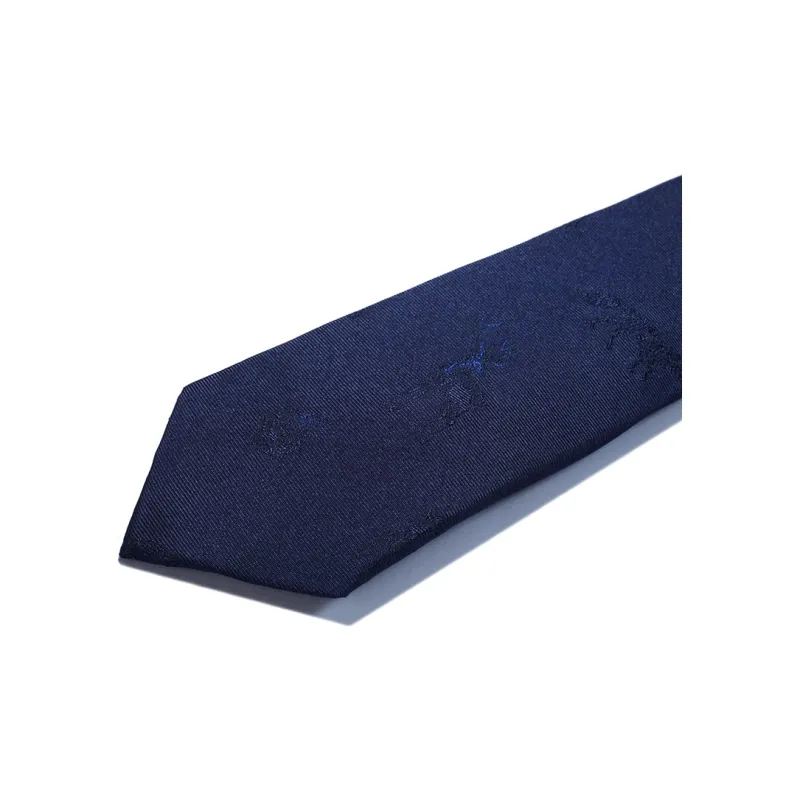 WILLIAM MILTON Silk Ties Men's Navy Blue Mulberry Silk High End Business Casual Accessories Box-5
