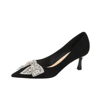 QITUMAUL High Heels Women's Black
