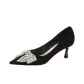Black[Heel Height 6.5cm]