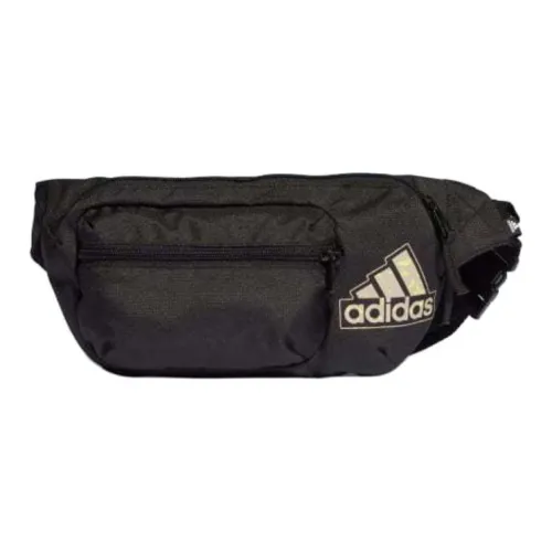 Adidas Polyester Fanny Pack Unisex Black & Miracle Beige