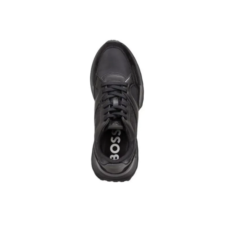 HUGO BOSS Low Top Casual Shoes Men's Black-4
