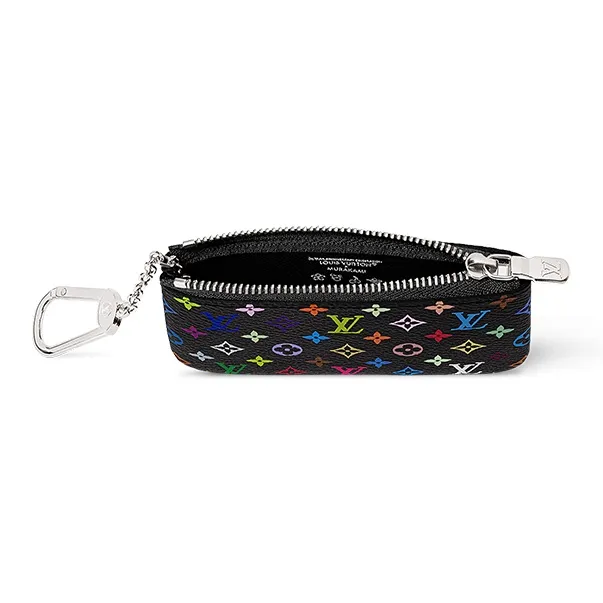 LOUIS VUITTON X Takashi Murakami Key Pouch Black Multicolored-3