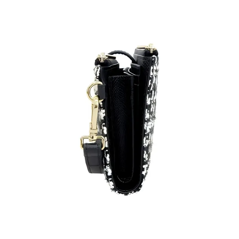 Furla Leather Wallet Medium Size Women's Black-2