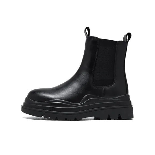 FULIBAOLUO Short Chelsea zur Boots Men's