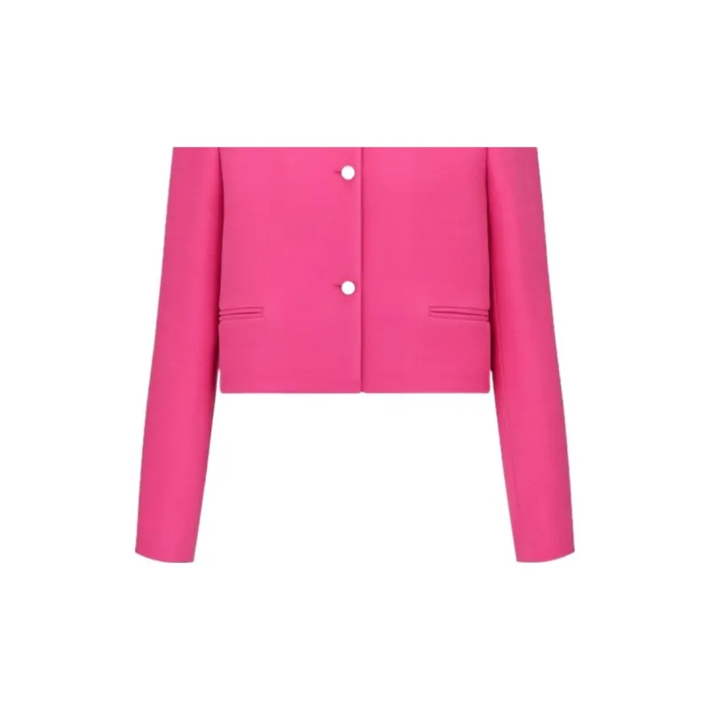 DIOR Jackets Coats Women's Purple Pink-3