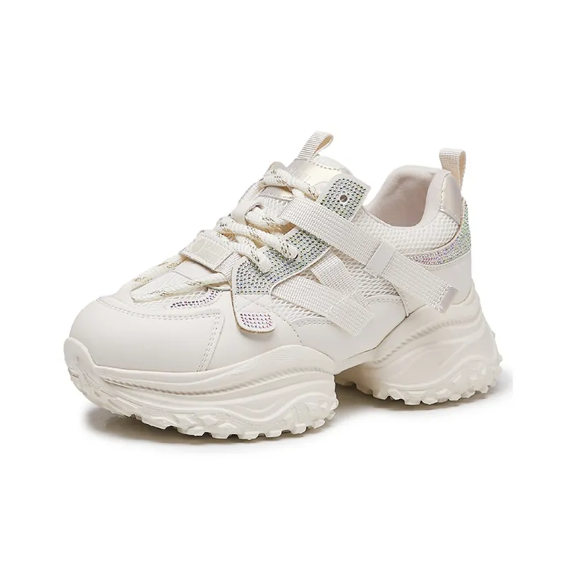 BBMTR Height Increasing Low Top Chunky Sneakers Women's-5