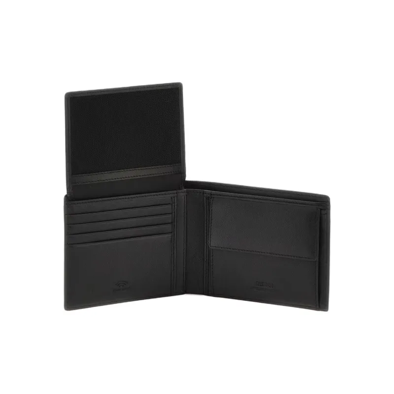 GUESS Genuine Leather Wallet Men's Black-3