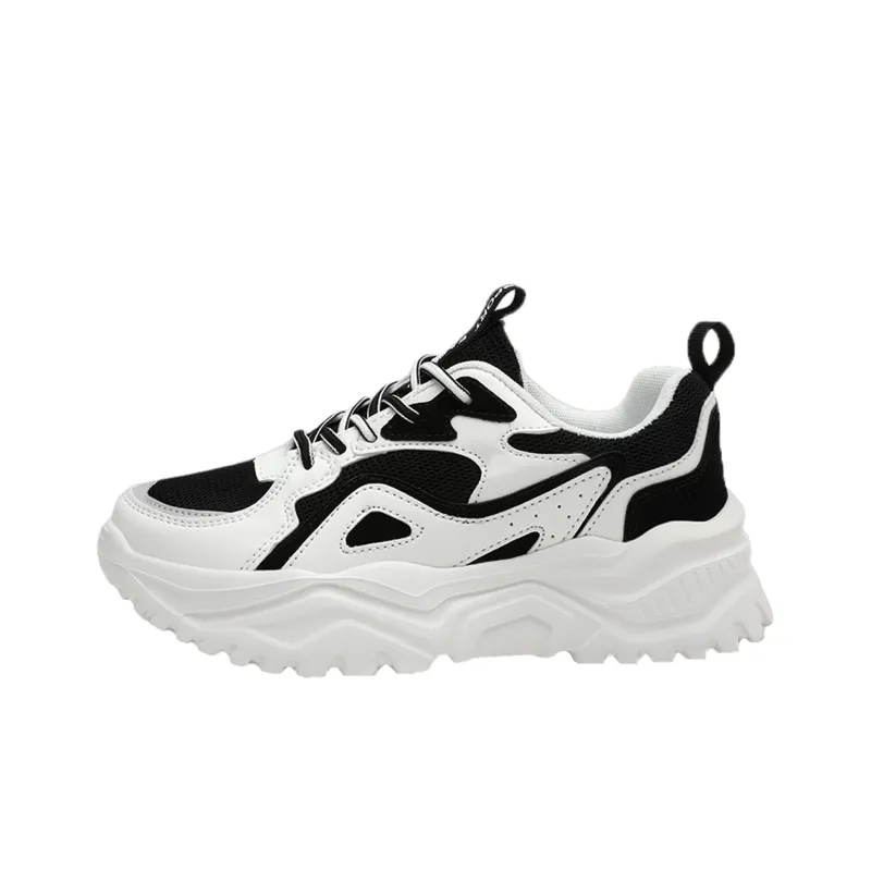 BUFFALO BOUND Cushioning Anti Slip And Wear Resistant Low Top Chunky Sneakers Unisex-0