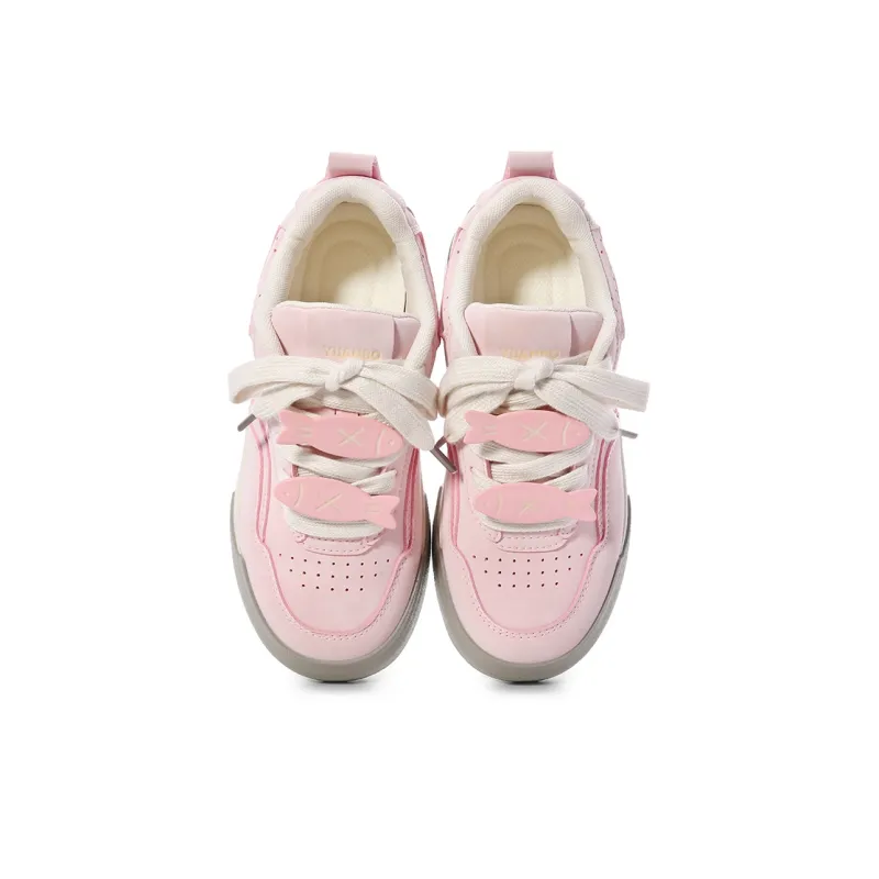 Lovely You Lightweight Anti-Slip And Wear-Resistant Low-Top Skateboard Shoes Women's-51