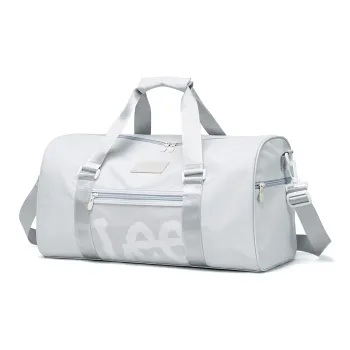 Lee Fabric Travel Bags Gym Bags Unisex Sea Salt Grey/Taro Purple