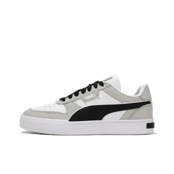 PUMA CAVEN DIME Anti Slip Wear Resistant Low Top Skateboard Shoes Unisex White Gray