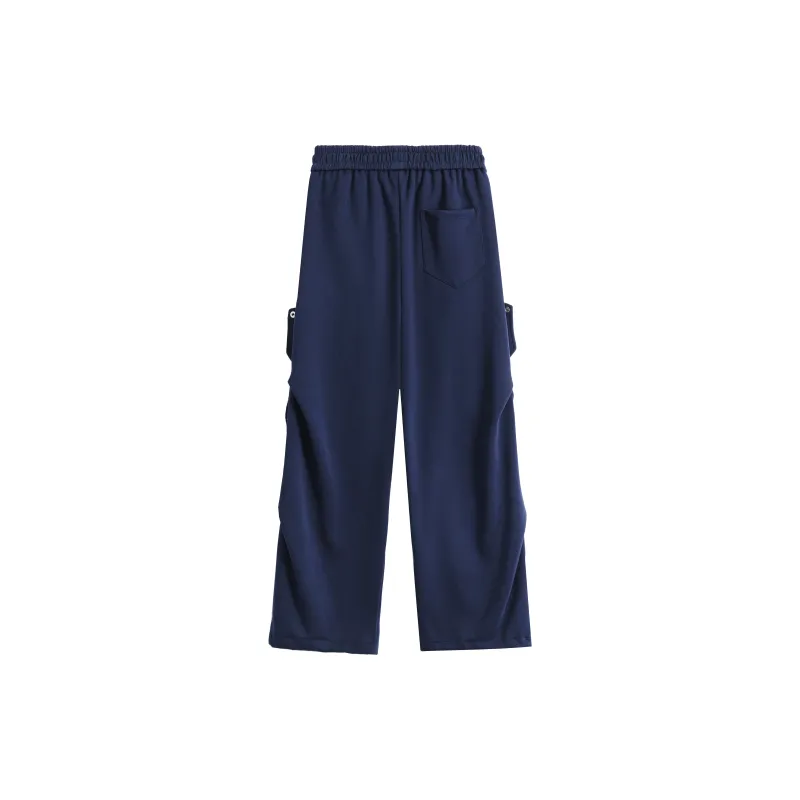 WKOOG Casual Pants Unisex Black-7