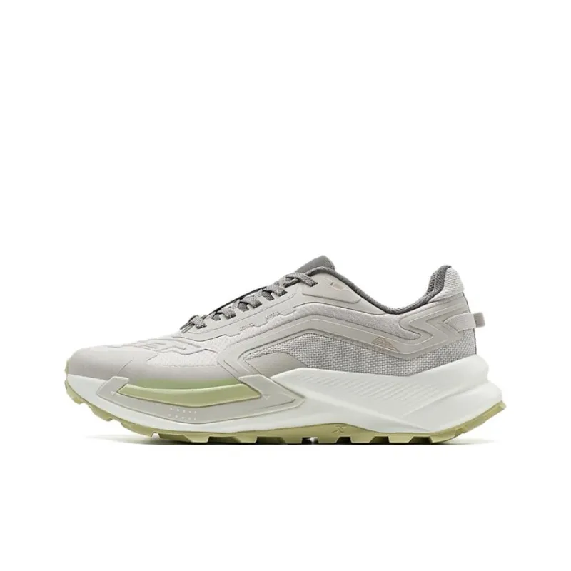 XTEP Wear Resistant Coverage Low Top Casual Running Shoes Men's Dove Gray-0