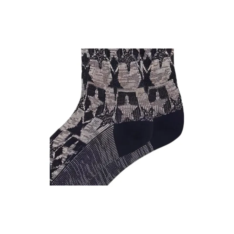 DIOR Mid Calf Socks Women's 1 Pack Multicolor-4