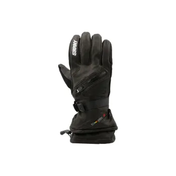 SWANY Leather Polymer Synthetic Leather Sports Gloves Unisex Black