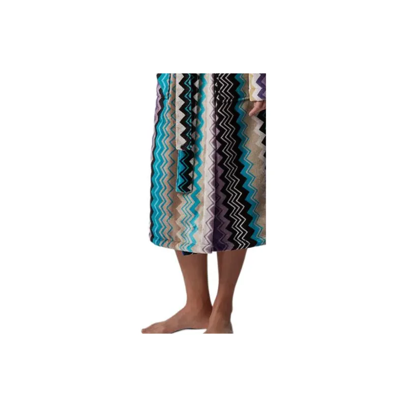 MISSONI Home Giacomo Belted Hooded Bathrobe-3