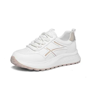 Golden Silk Rabbit Low Top Chunky Sneakers Women's
