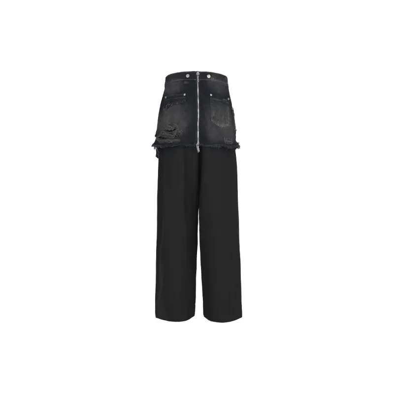 455EMBLE Jeans Unisex Black-1