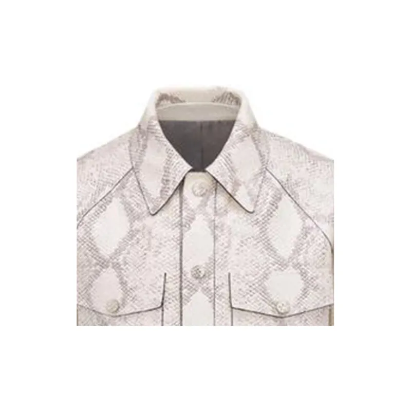 DIOR SS22 Leather Jacket Men's Ecru-2