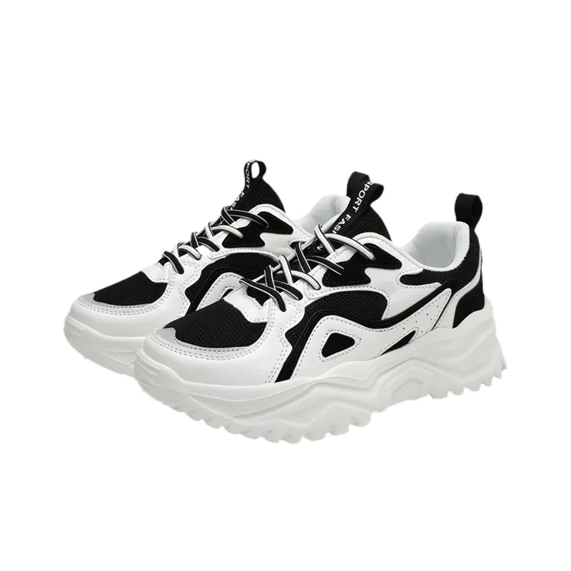 BUFFALO BOUND Cushioning Anti Slip And Wear Resistant Low Top Chunky Sneakers Unisex-2