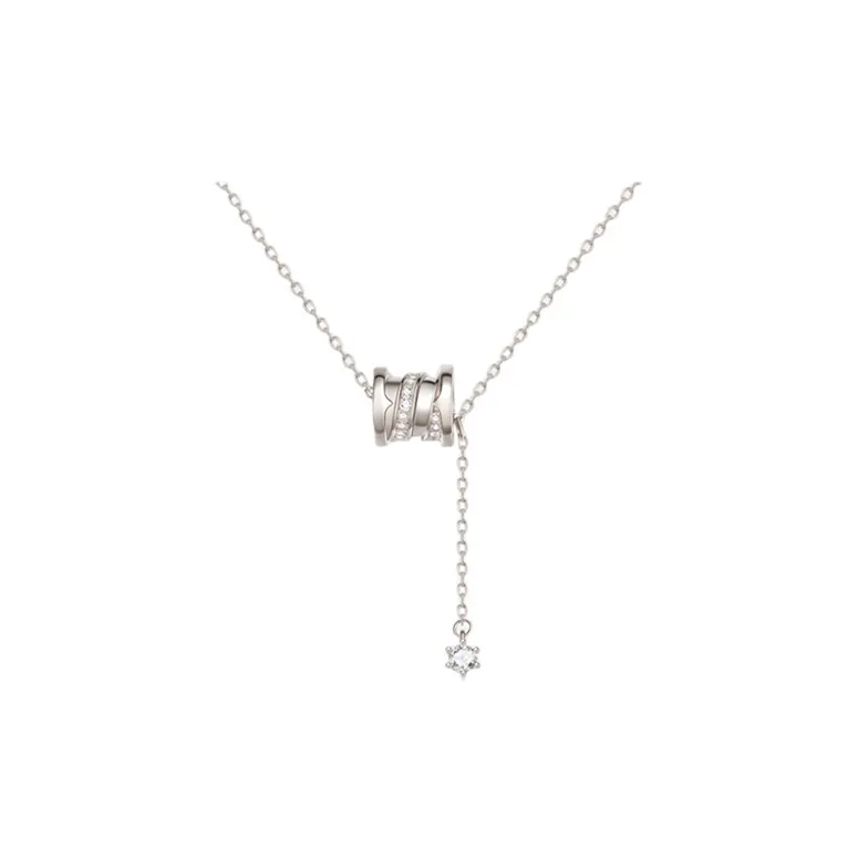 Chongqing Gold Store S925 Silver Necklaces Women's-4