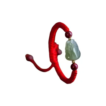 AQI Bracelets Green Jade Unisex
