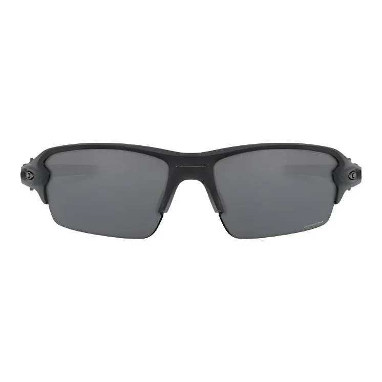 Oakley TR/Memory Plastic Irregular Shape Sunglasses Unisex Black-2
