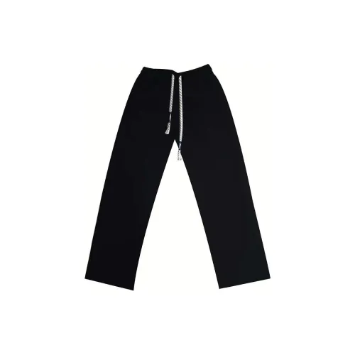 Tonlion Knitted Sports Pants Unisex Black