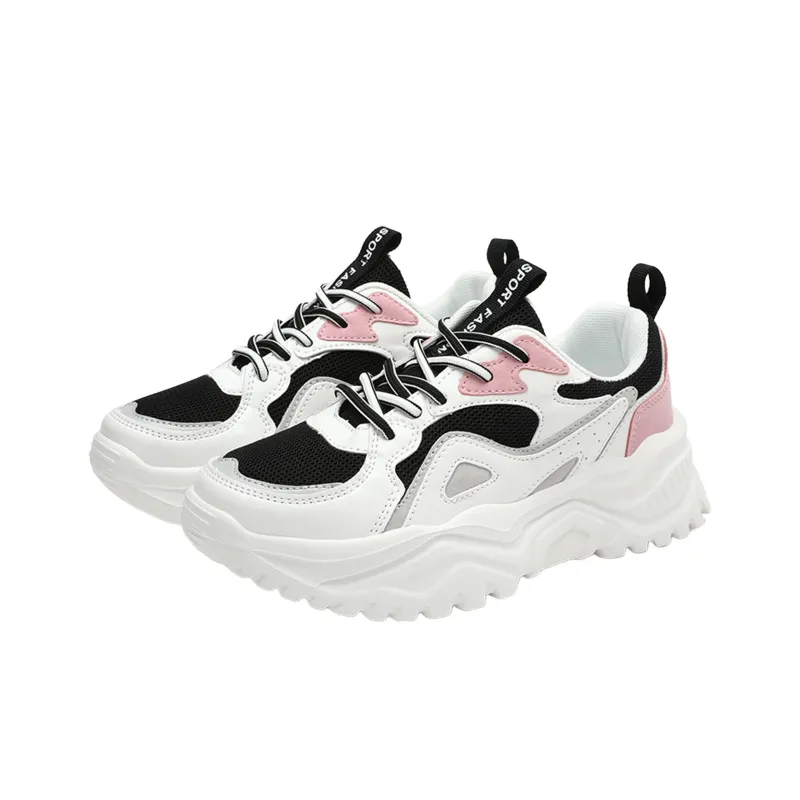 BUFFALO BOUND Cushioning Anti Slip And Wear Resistant Low Top Chunky Sneakers Unisex-19
