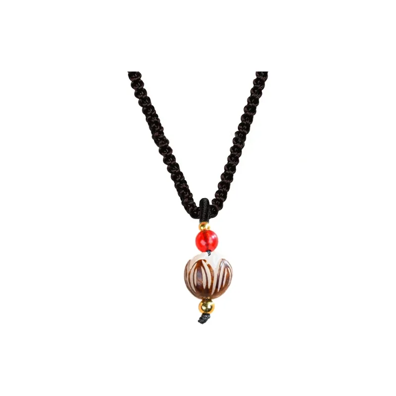 XUWU White Jade Bodhi Necklaces Unisex-0