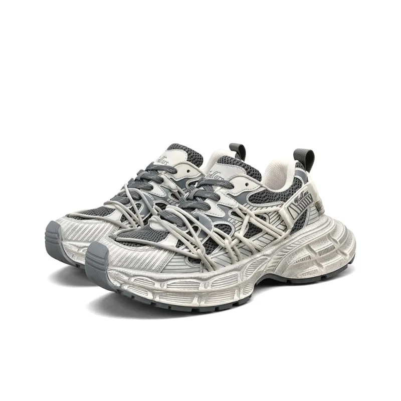 TCELLARS Cushioning, Abrasion Resistant, Height Increasing Low Top Chunky Sneakers Men's-7